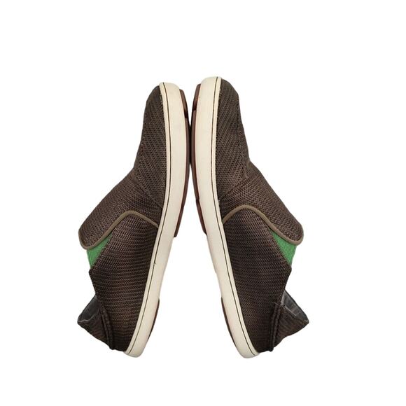 OluKai Shoes Mens 9 Casual Slip On Mesh Nohea Loafer Brown Slide Comfort Active - Picture 8 of 12